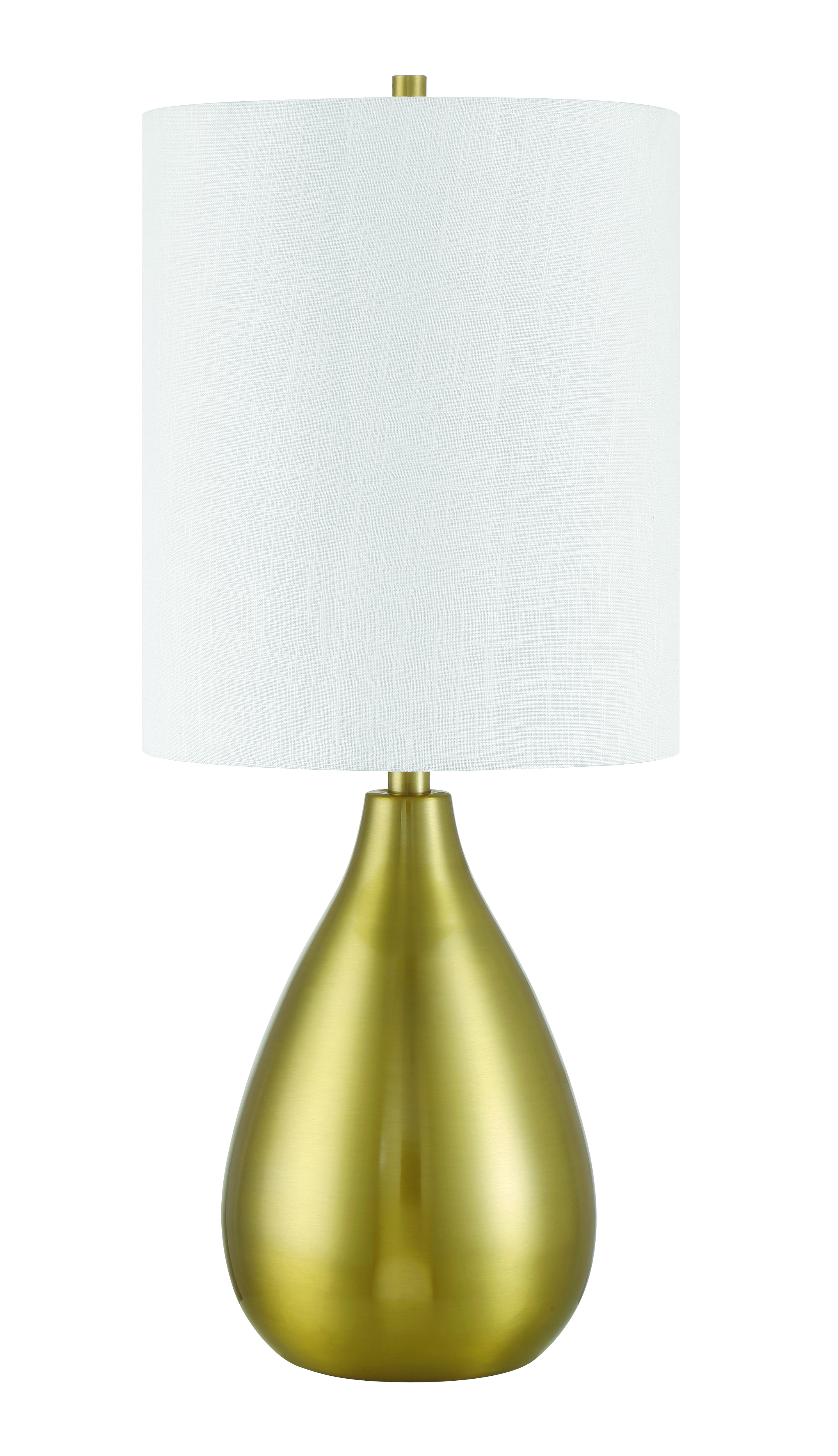Satin Brass Table Lamp from the Leri Collection
