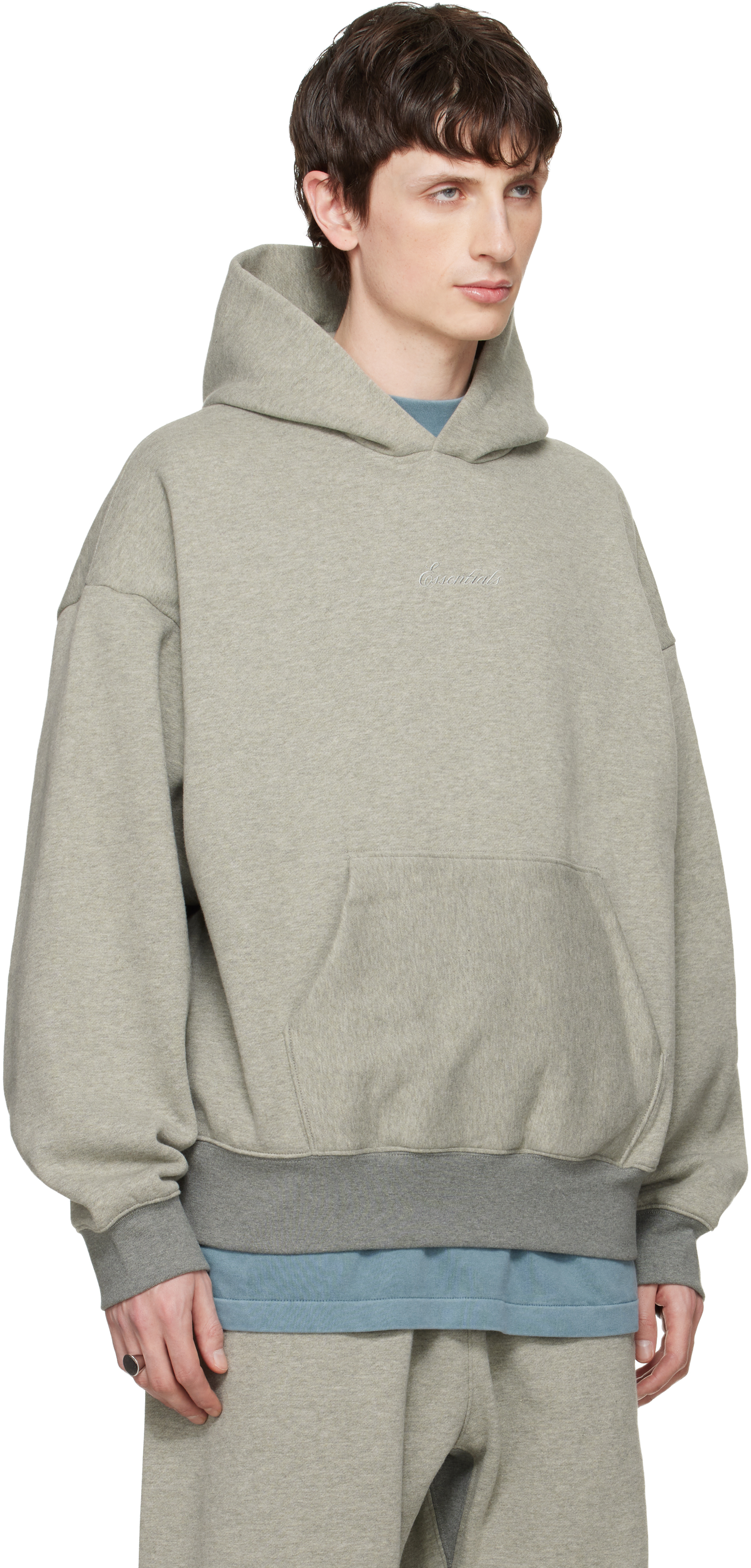 Gray Signature Classic Hoodie