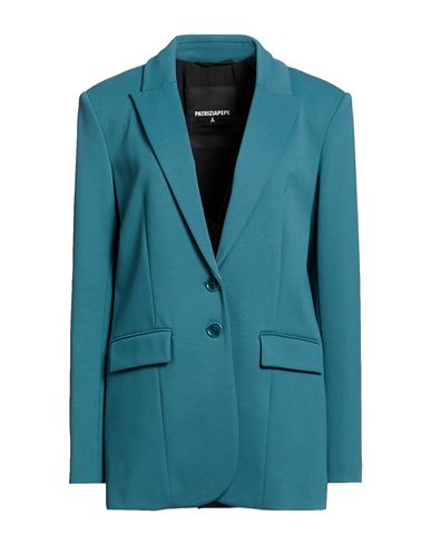 Woman Blazer Green Size 6 Viscose, Polyamide, Elastane