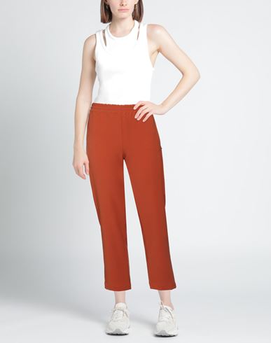 Même Road Woman Pants Rust Size 4 Polyester, Elastane