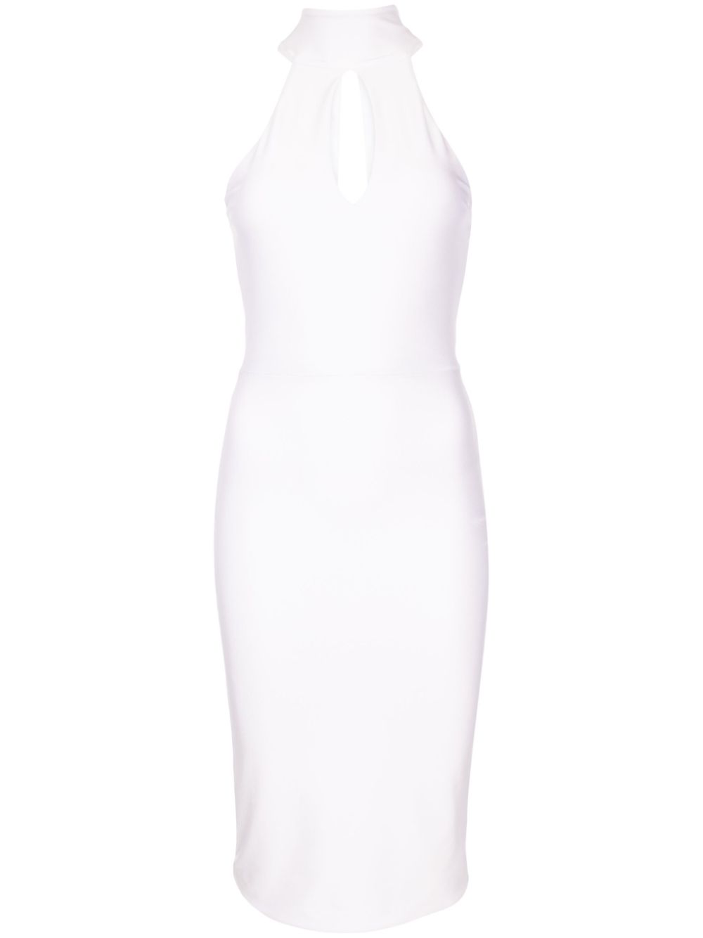 Audrey cut-out midi dress - White