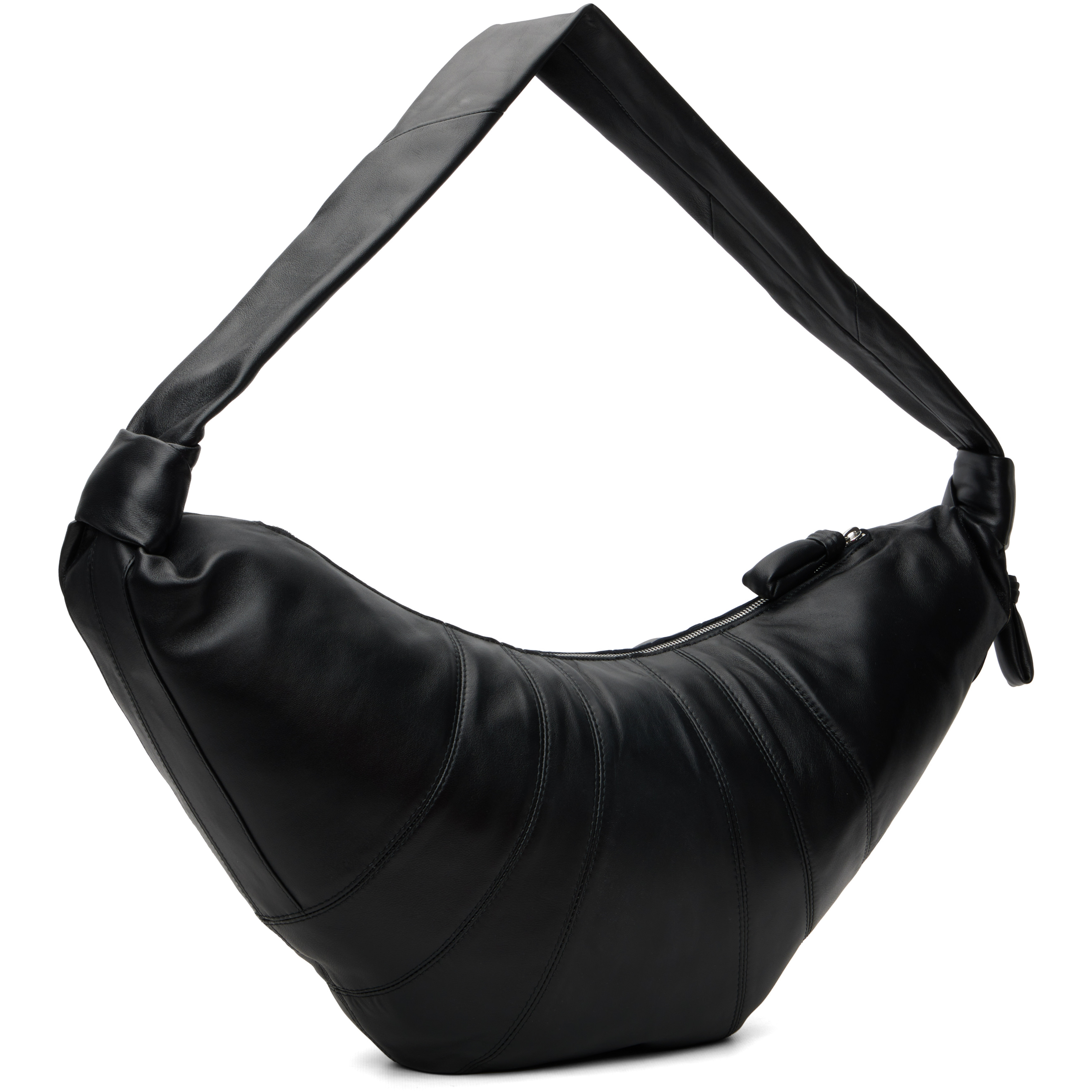 Black Large Croissant Bag
