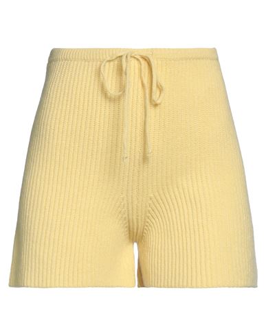 Woman Shorts & Bermuda Shorts Pastel yellow Size 1 Cashmere