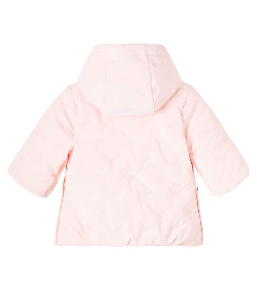 Chloé Kids Baby embroidered hooded jacket