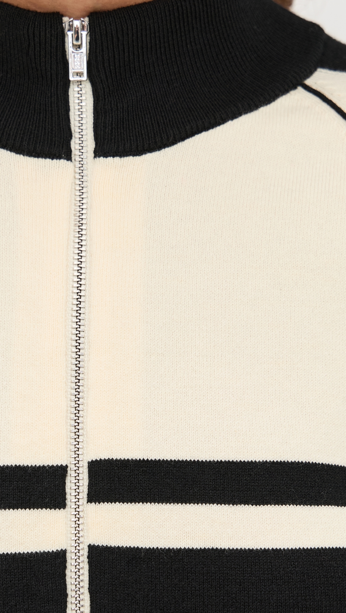 Track Jacket White/Black