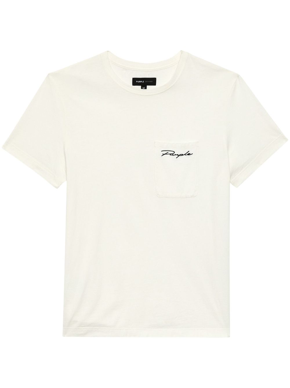 Script logo-print T-shirt - White