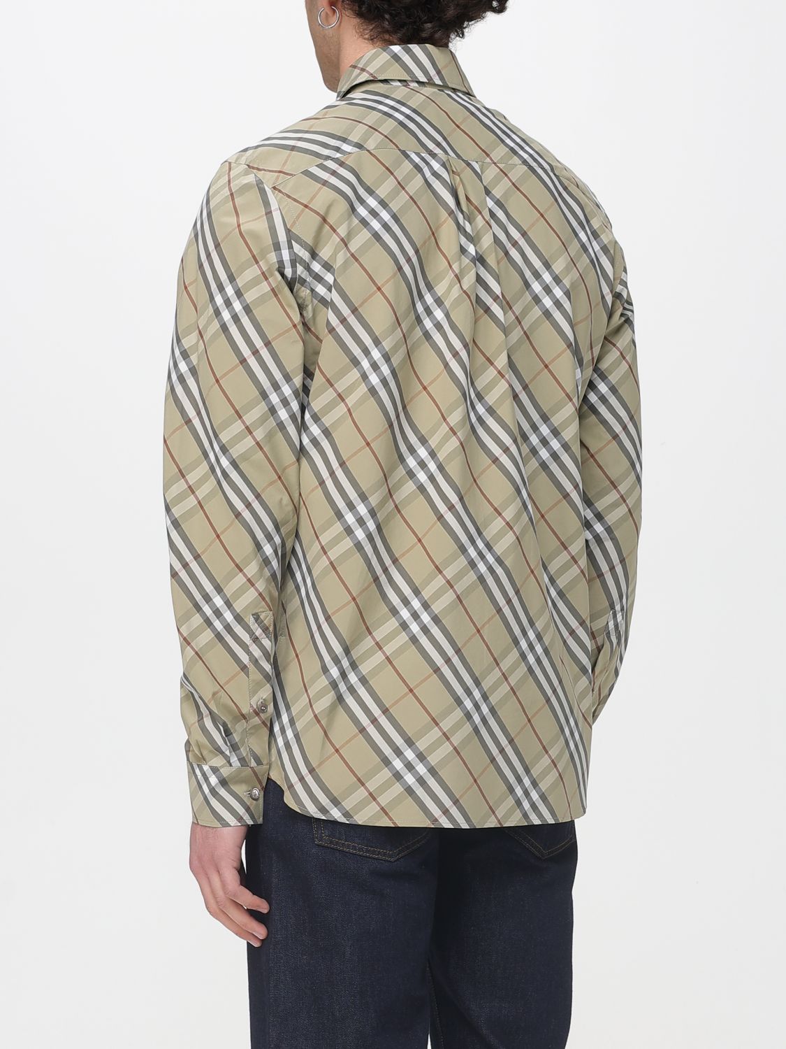 Shirt Men color Green