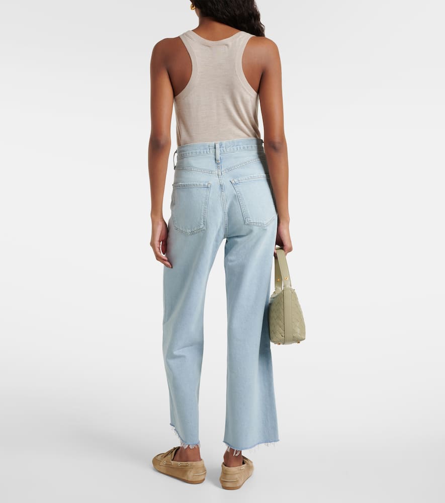 Ren high-rise wide-leg jeans