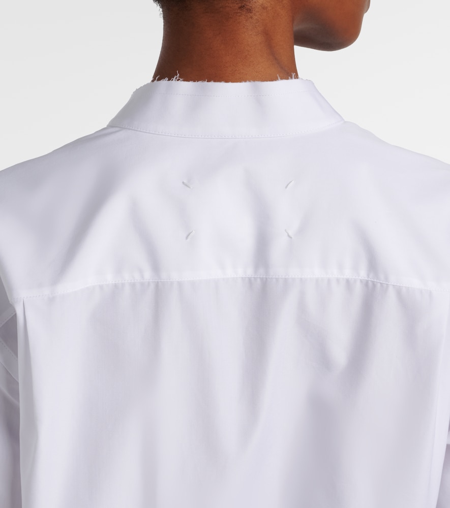 Cotton poplin shirt dress
