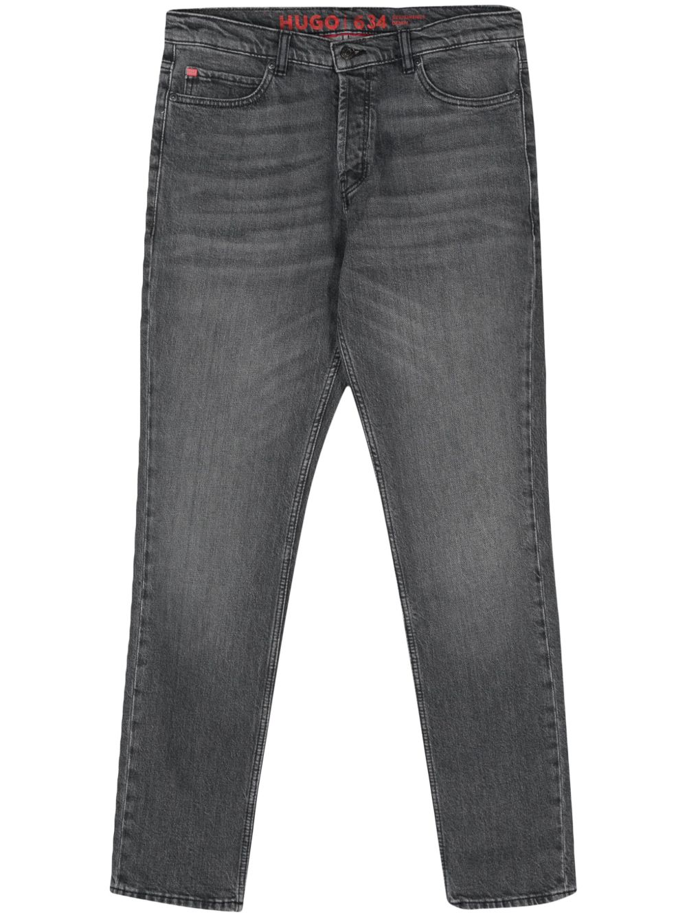 HUGO whiskered tapered jeans - Grey
