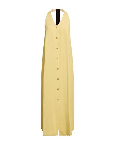 Crème Woman Maxi dress Yellow Size 4 Viscose