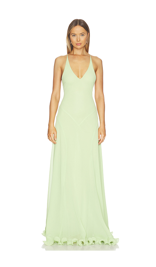 DELFI Estelle Dress in Green. L. Also in M