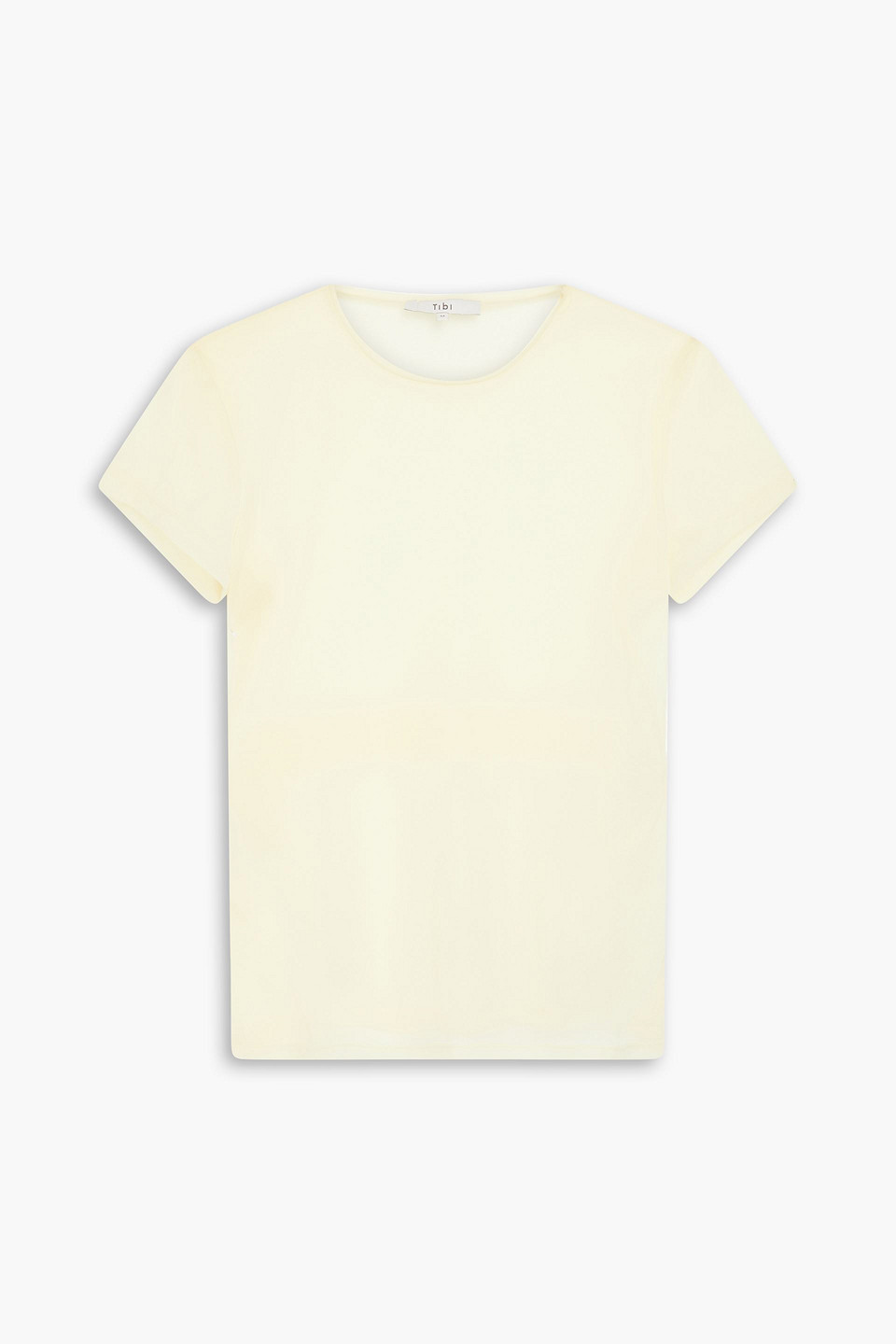 Pleated jersey T-shirt