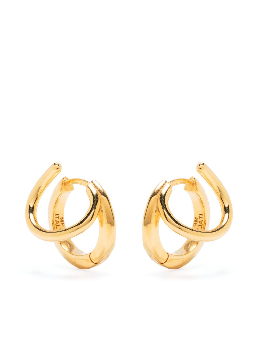 Stellar hook-clip hoops - Gold