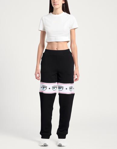 Woman Pants Black Size M Cotton