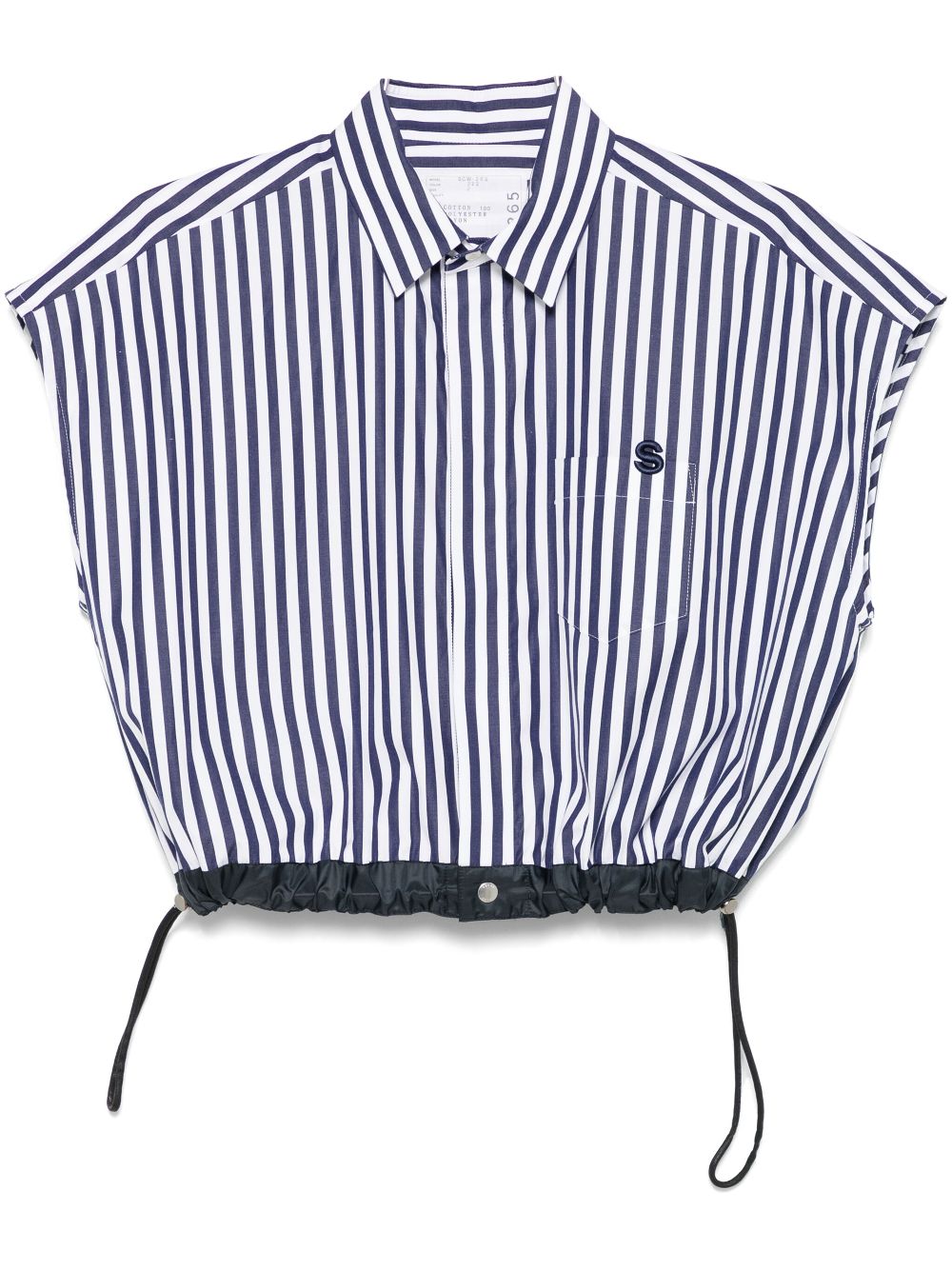 Logo-embroidered shirt - White