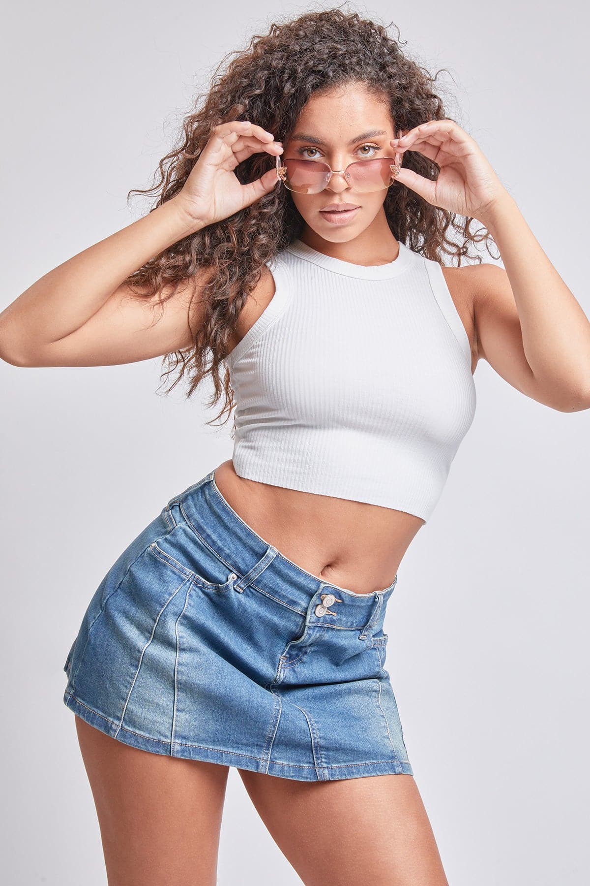 Women's Denim Micro Skirt