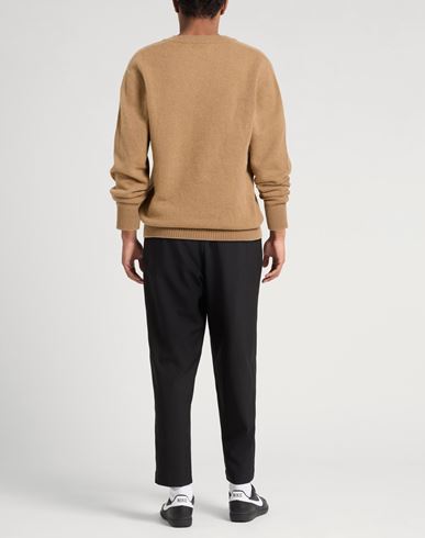 Man Sweater Camel Size 40 Merino Wool, Cashmere