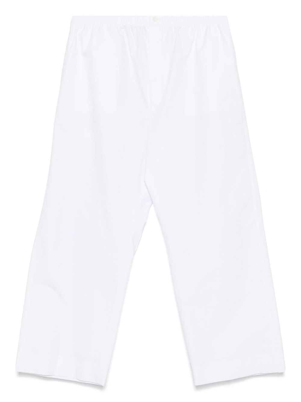 Carven poplin trousers - White