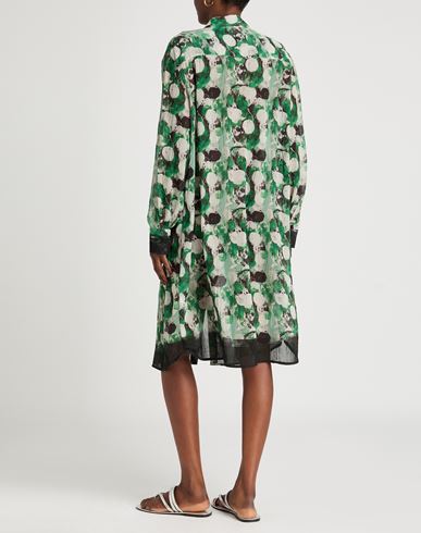 Aviù Woman Midi dress Green Size 14 Polyester