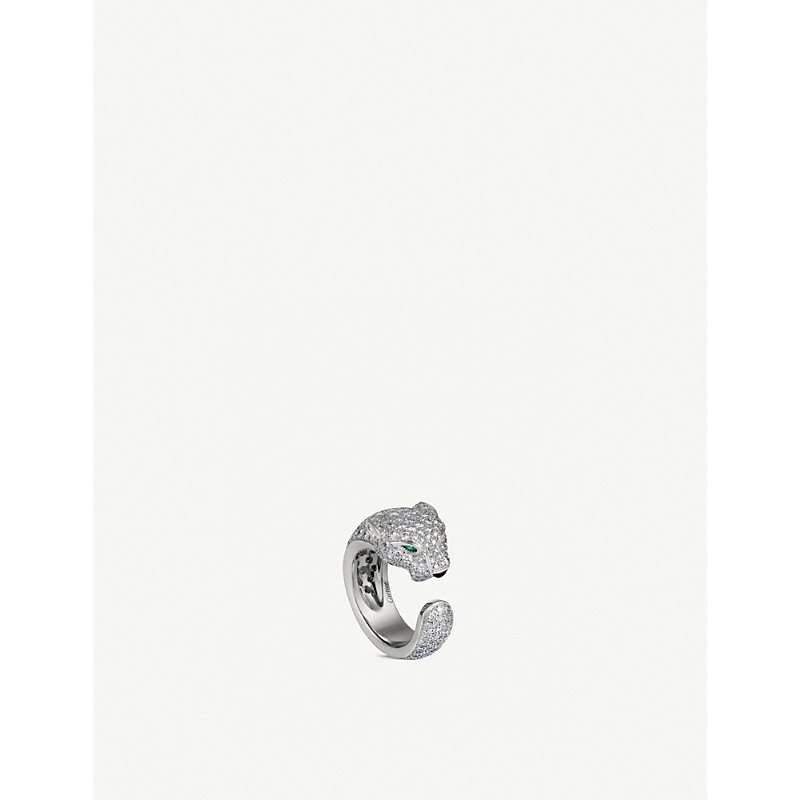 Womens White Gold Panthère de 18ct White-gold
