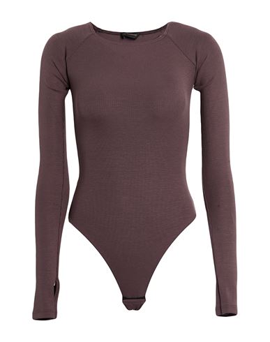 Woman Bodysuit Plum Size XS Viscose, Elastane
