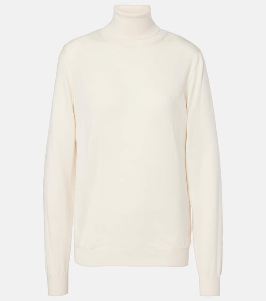 Heva wool jersey turtleneck sweater
