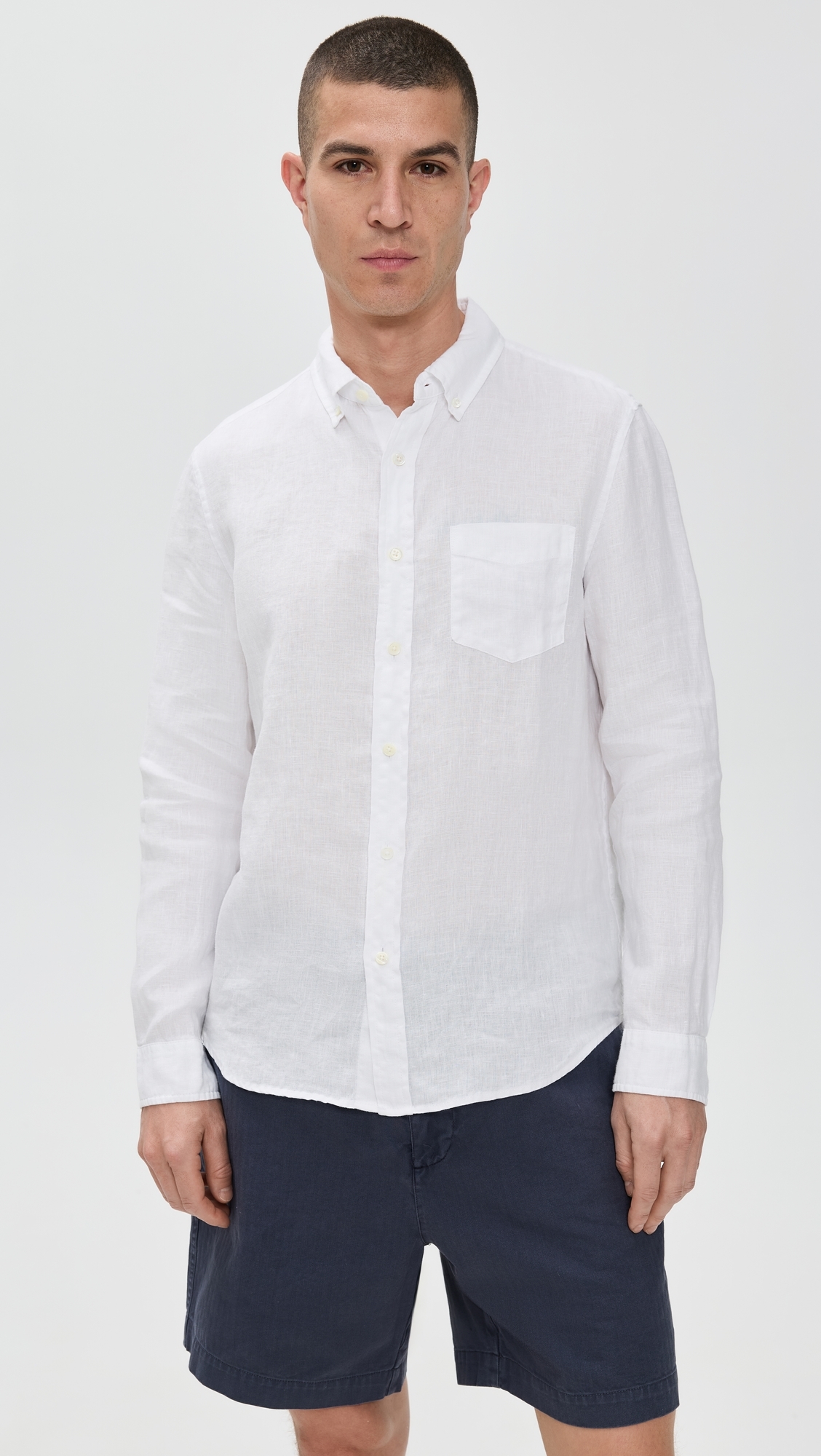 Alex Mill Linen Mill Shirt White 