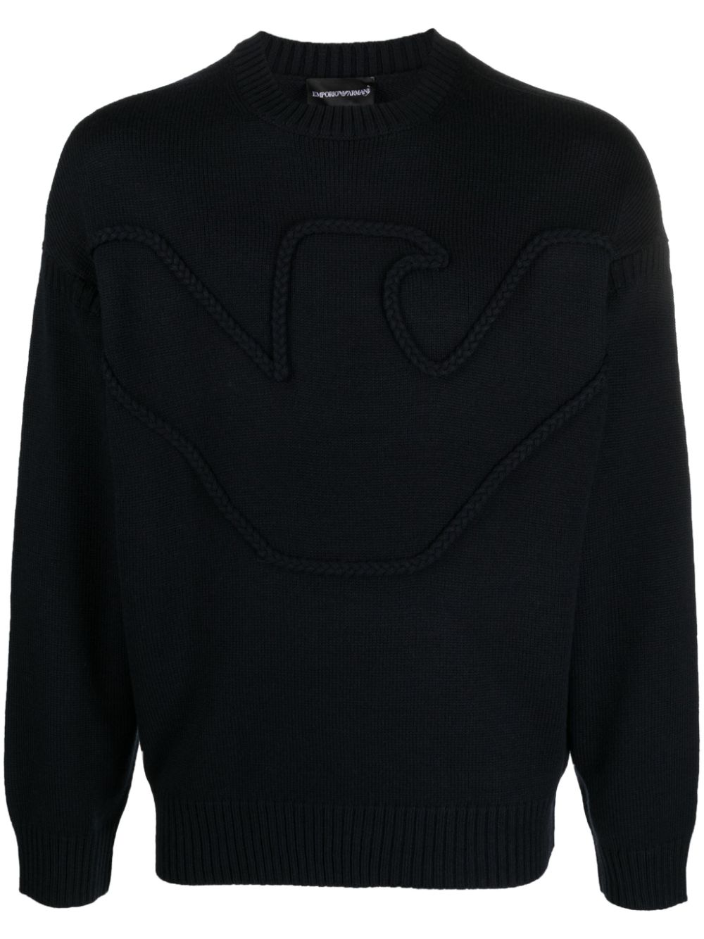 Braided-1981 knitted jumper - Neutrals