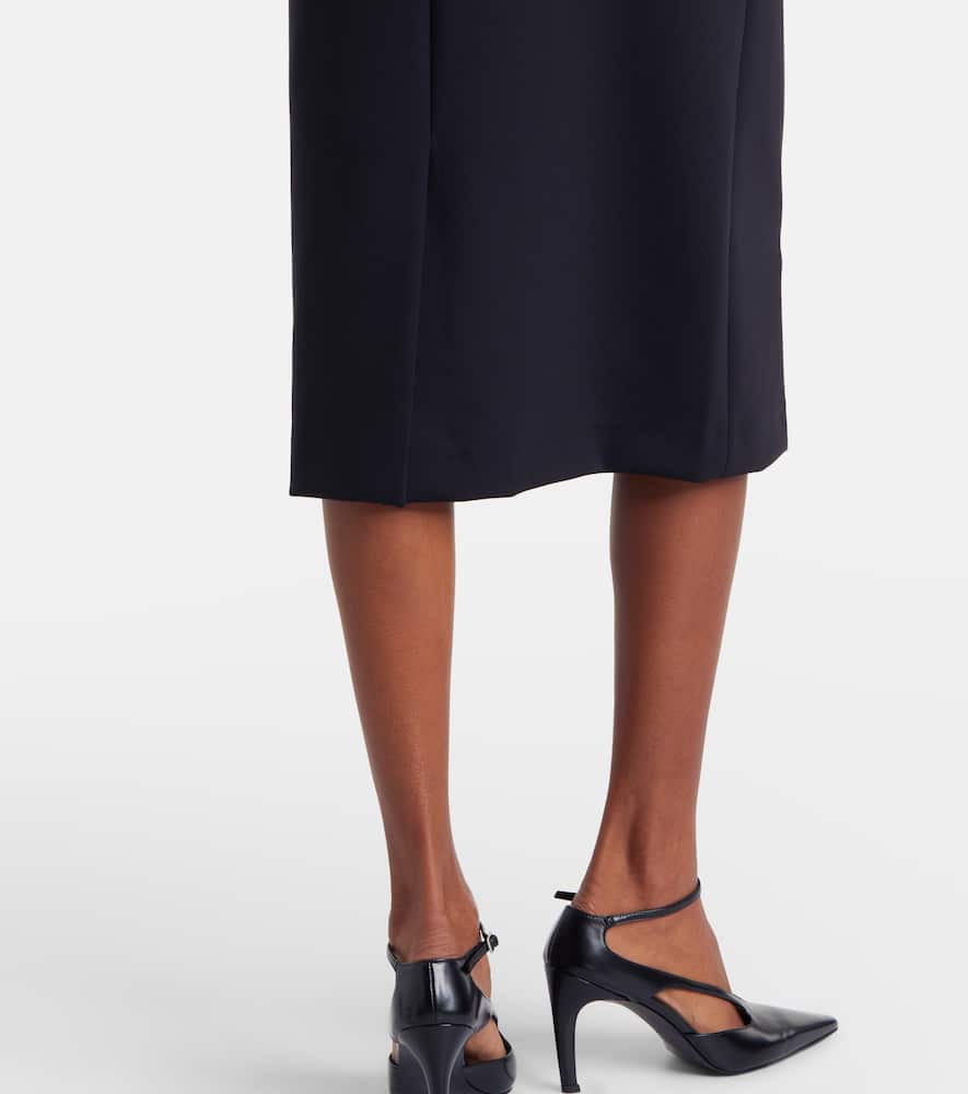 Midnight Grace high-rise jersey pencil skirt