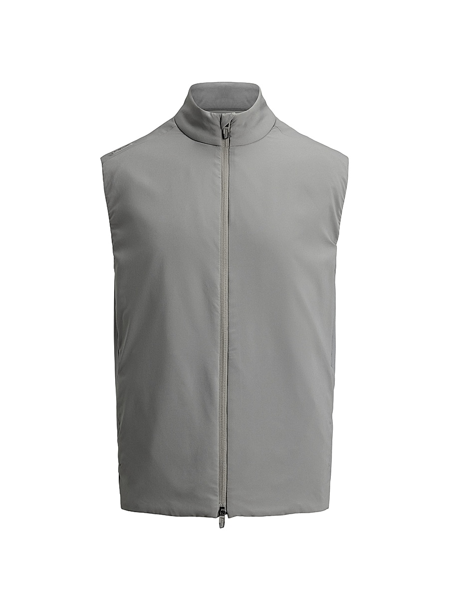 Men's Tech Stretch Full-Zip Vest - Peak Grey
