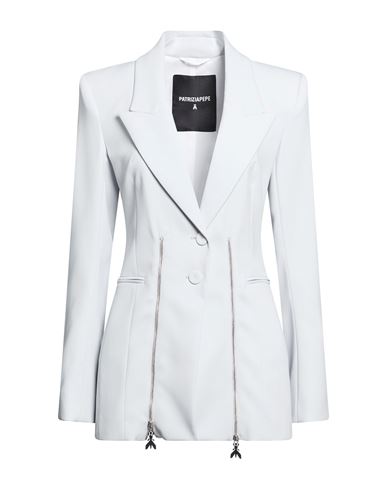 Woman Blazer Light grey Size 6 Polyester, Elastane