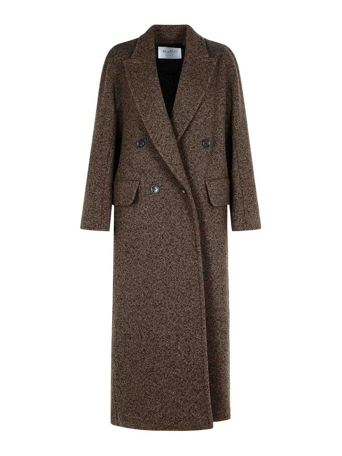 Arco 1234 Chocolate Virgin Wool Coat
