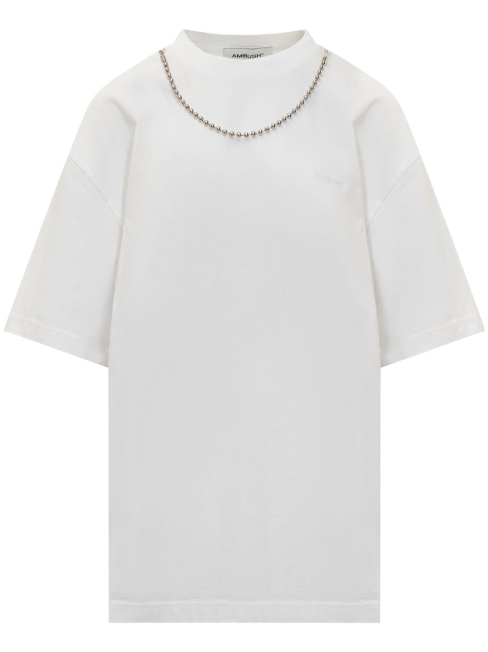 Chain-detailing t-shirt - Black