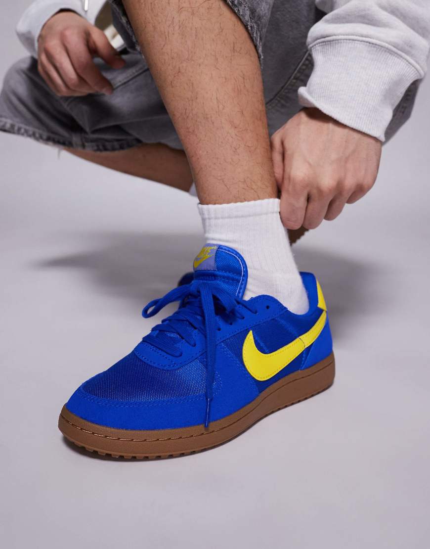 Nike Field General S & T sneakers in blue and yellow
