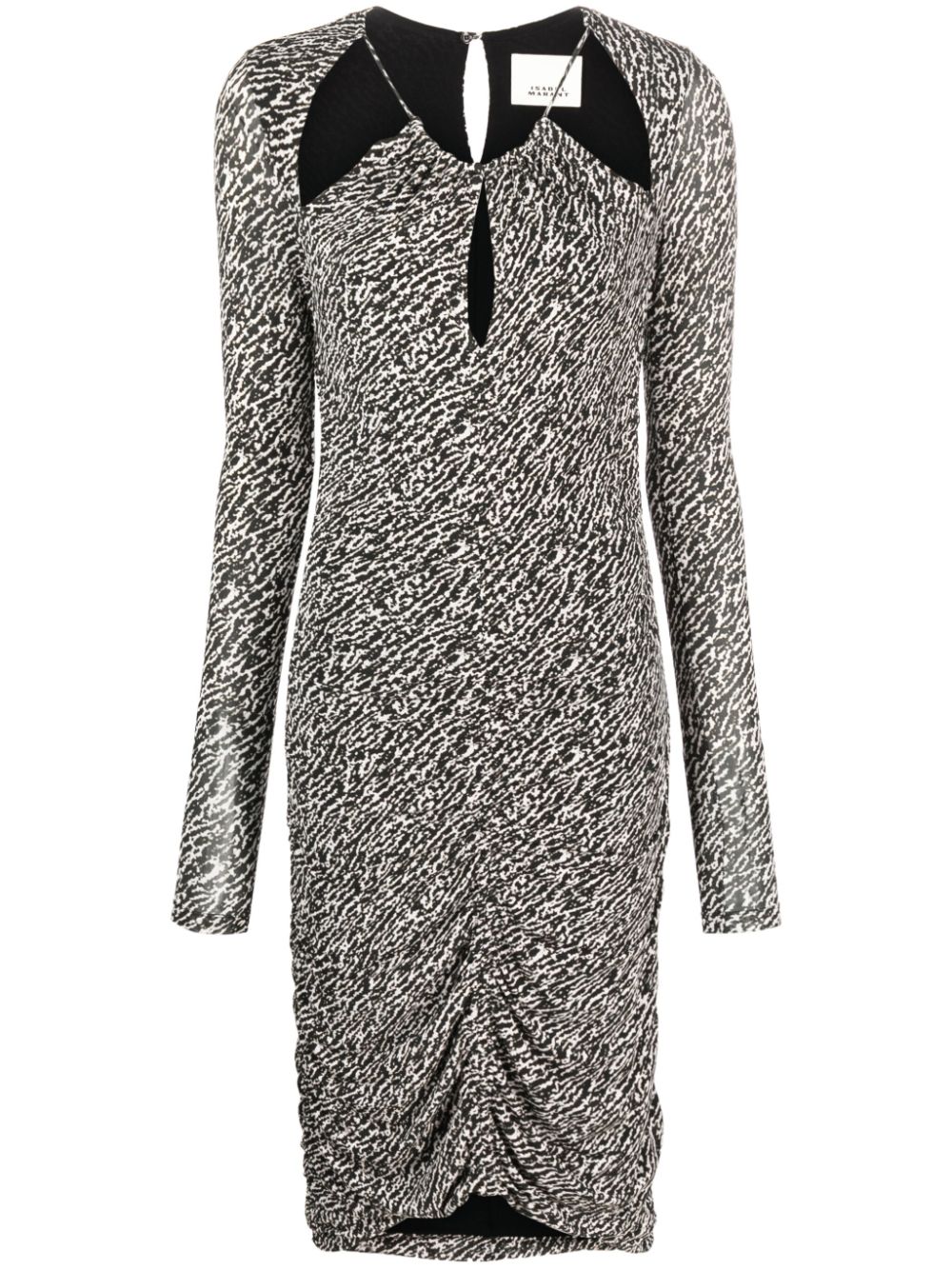Logane cut-out midi dress - Black