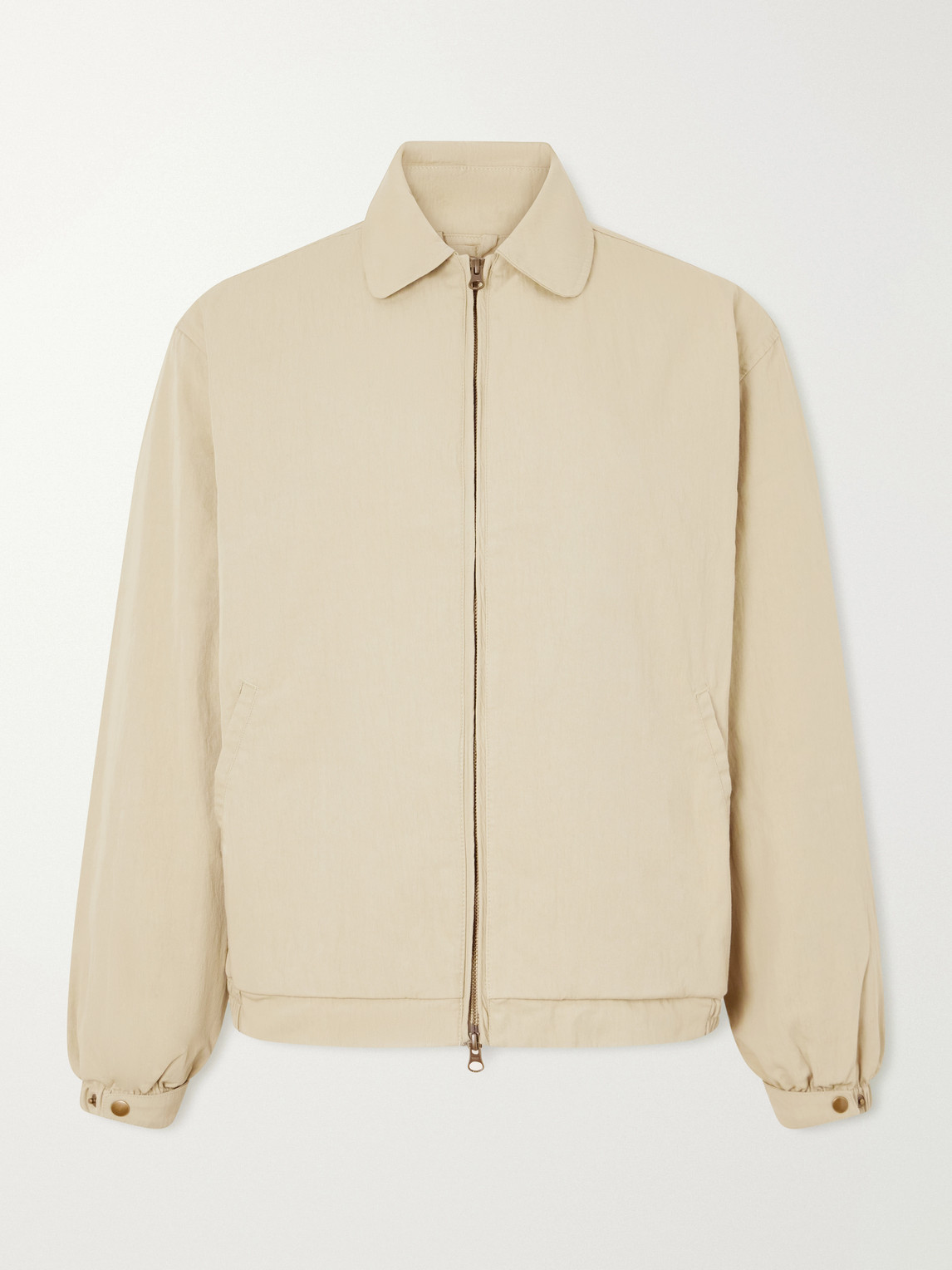 Cotton-Blend Blouson Jacket