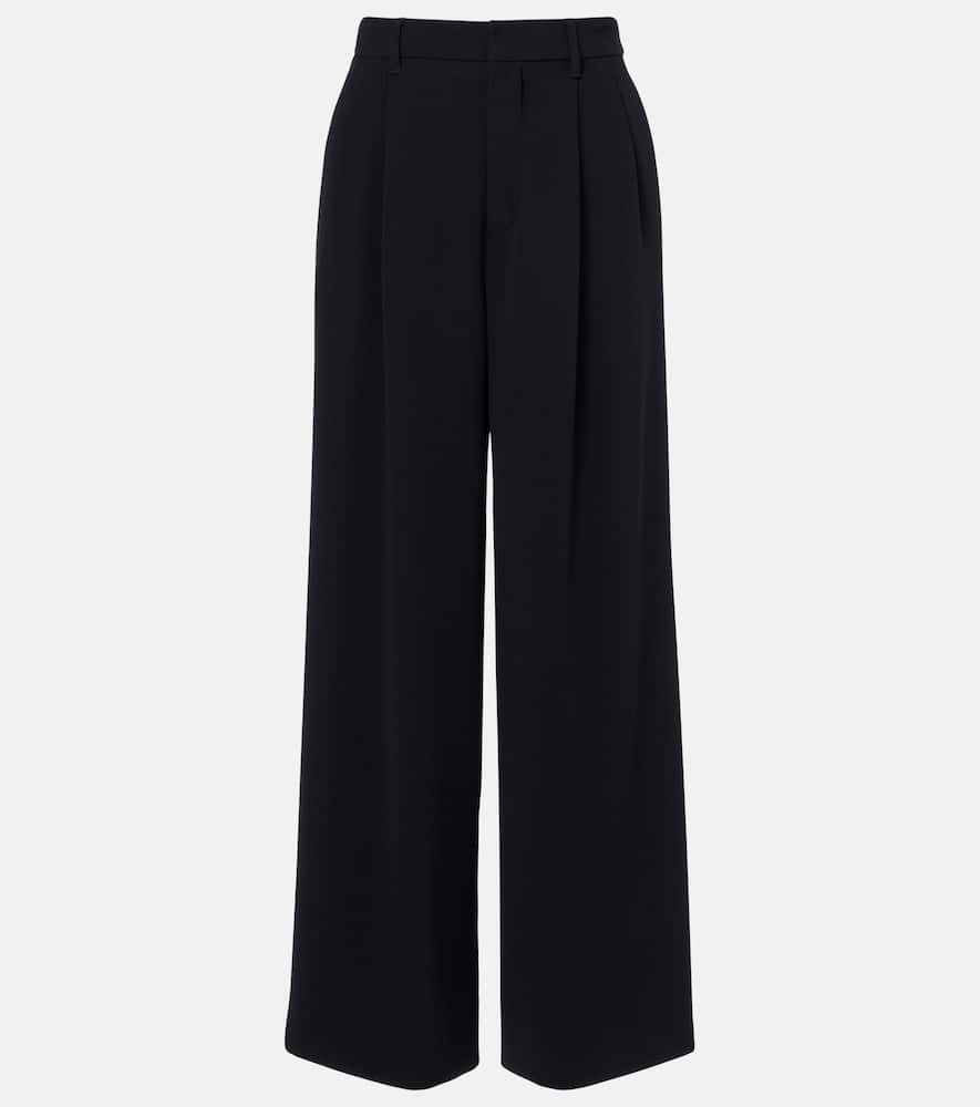 Donata satin wide-leg pants
