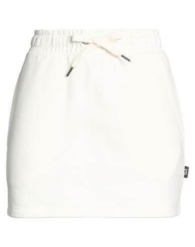 Woman Mini skirt White Size L Cotton