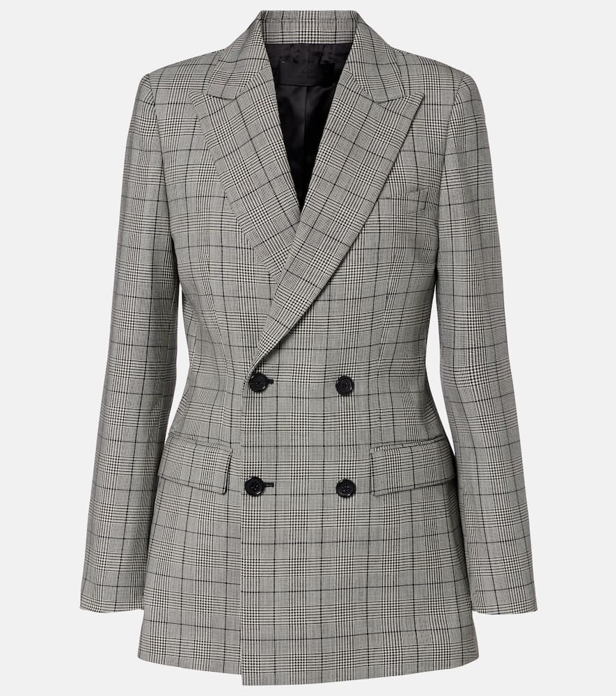 Weston plaid virgin wool blazer