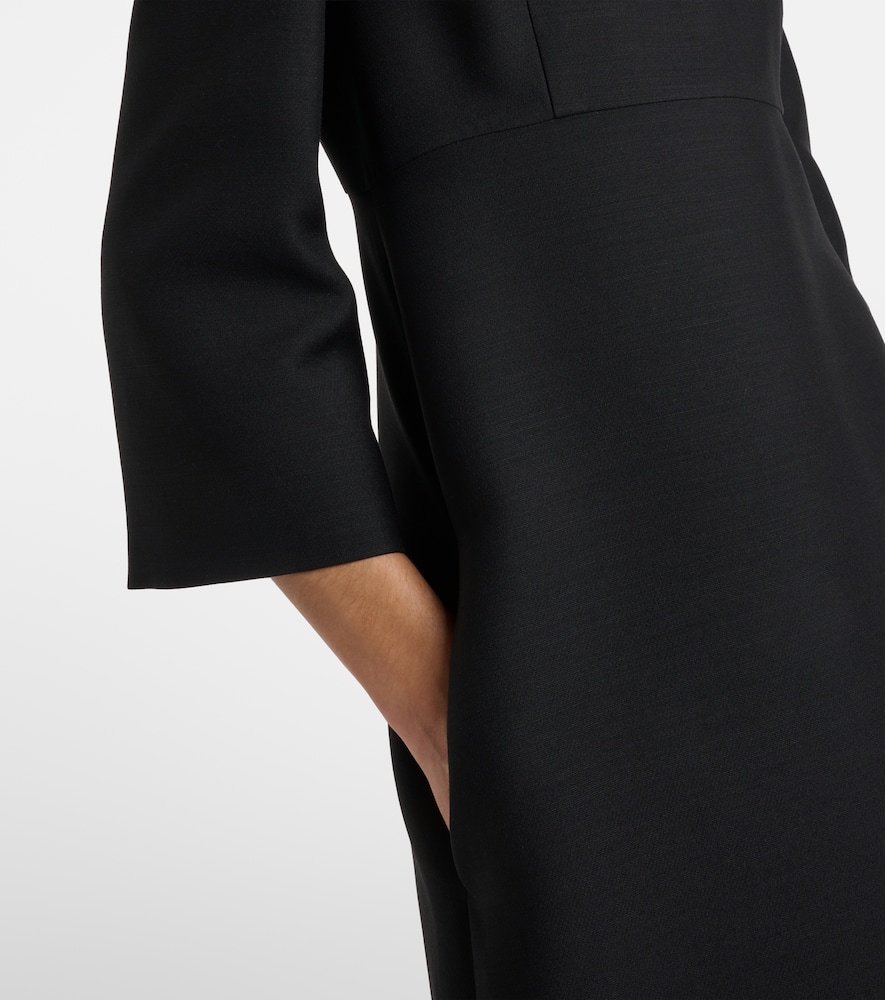 Crepe Couture embellished midi dress