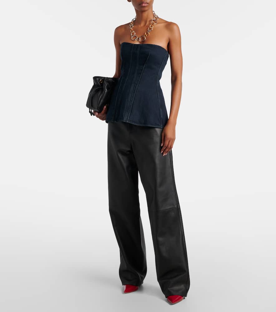 Lara denim corset