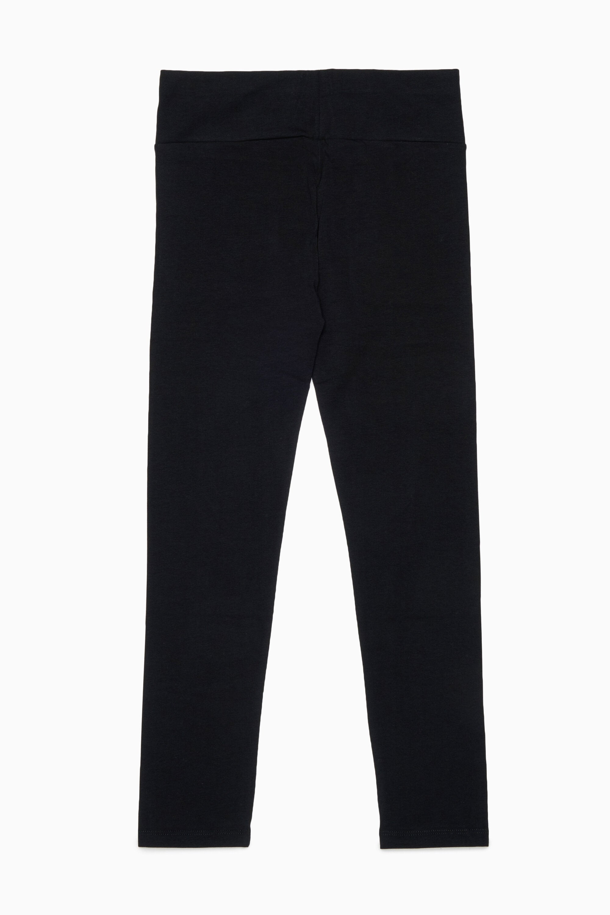 For Kids - Leggings con elastico logato - Nero
