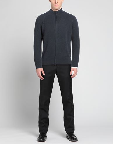 Man Cardigan Navy Size 42 Cashmere