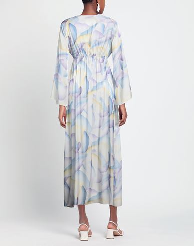 Woman Maxi dress Lilac Size 8 Polyester, Viscose