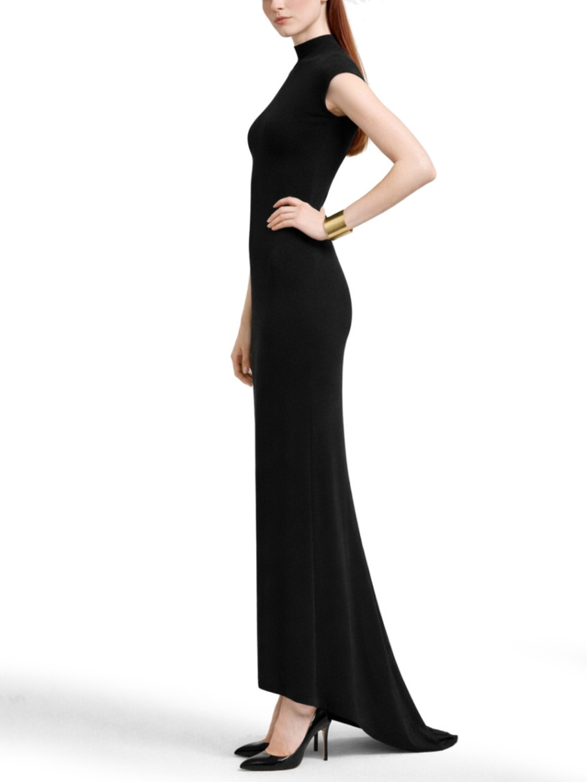 Tom Ford - viscose dress slim silhouette open back
