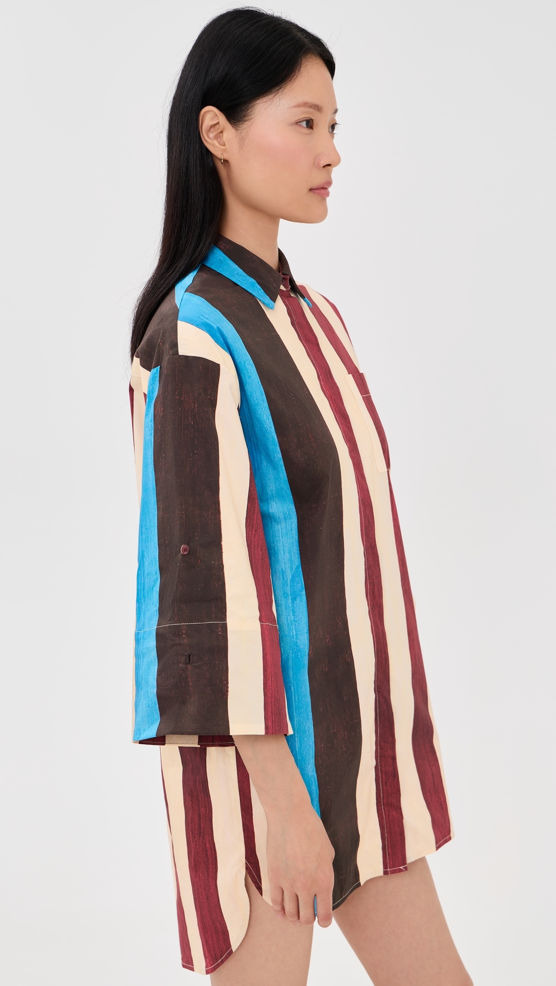 Nico Mini Dress Caffe Stripe