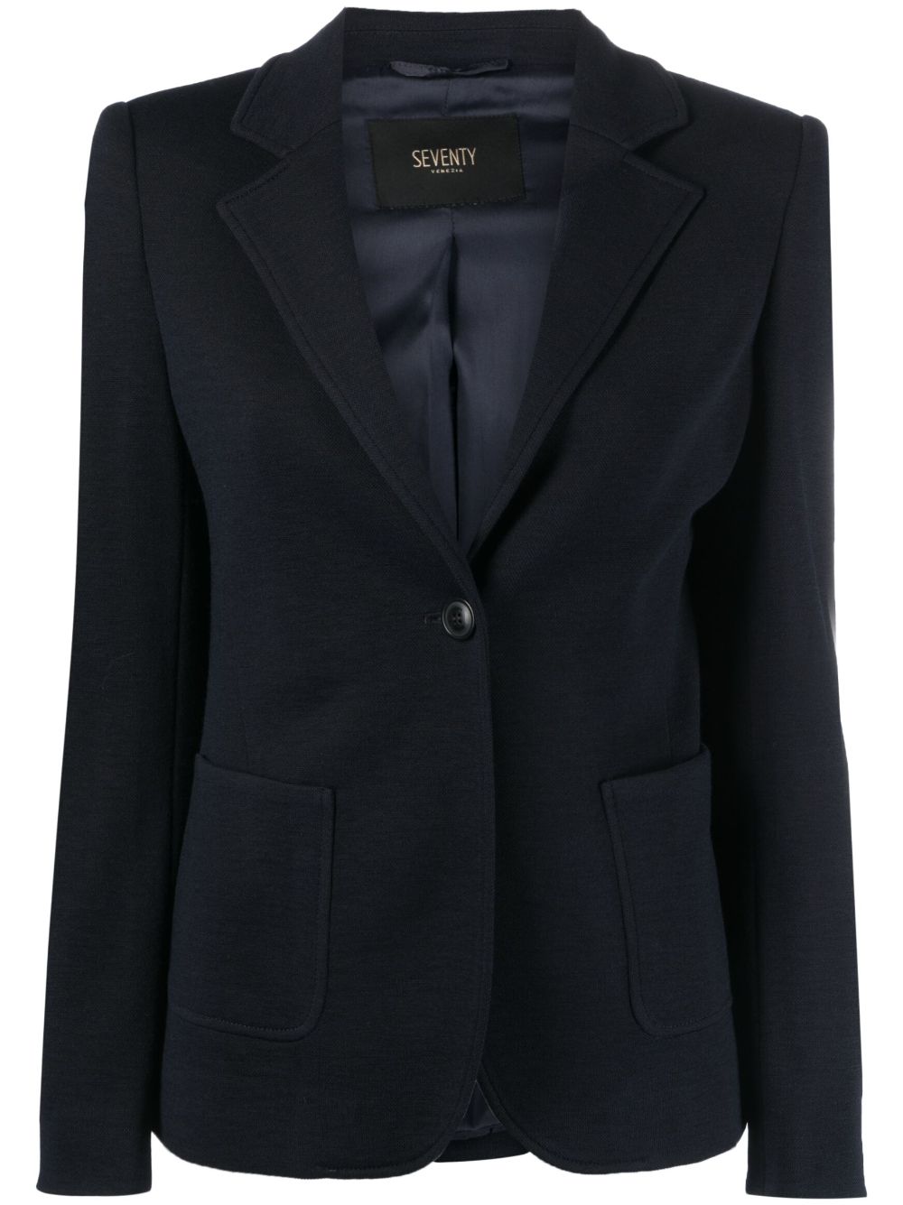Single-breasted blazer - Blue