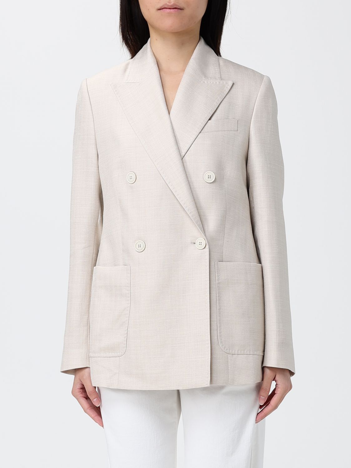 Jacket Woman color Sand