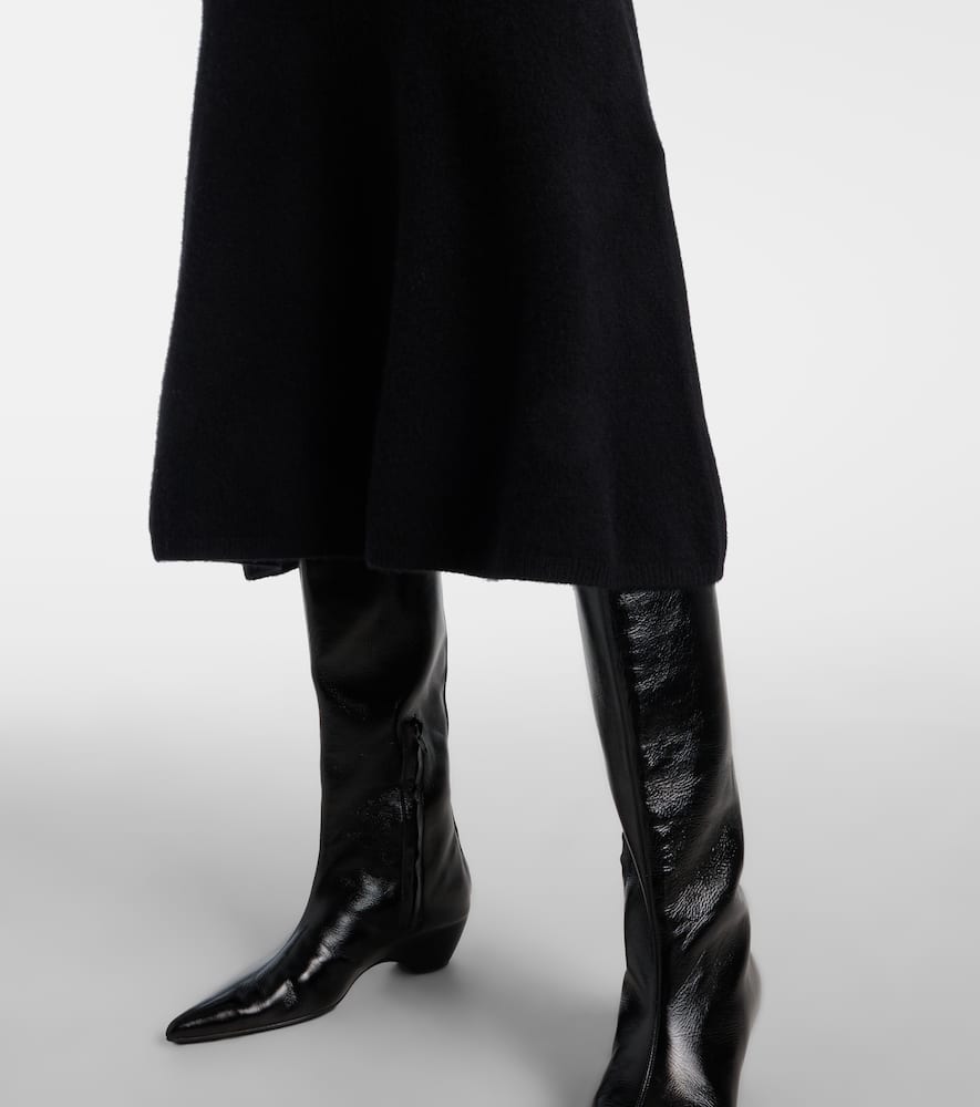 Cashmere-blend sweater dress